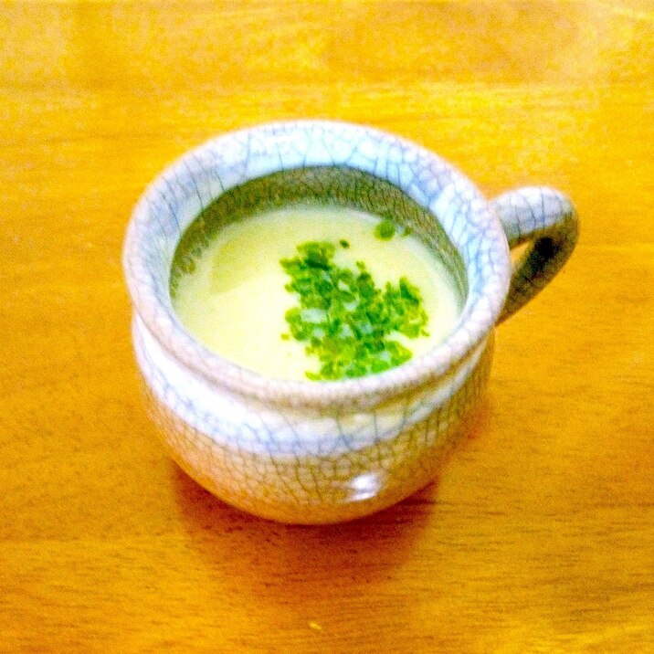 枝豆の豆乳ポタージュスープ